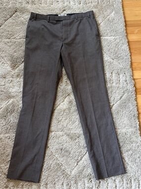 Topman Dress Trousers Pants micro-houndstooth check pattern, EUC! US 36L